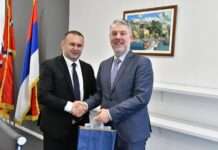 Ћосић угостио министра здравља и социјалне заштите Алена Шеранића